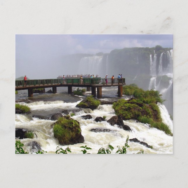 Iguazu Falls, Brasilien Vykort (Framsida)
