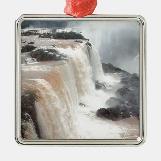 Iguazu Falls Brazill Julgransprydnad Metall (Framsidan)