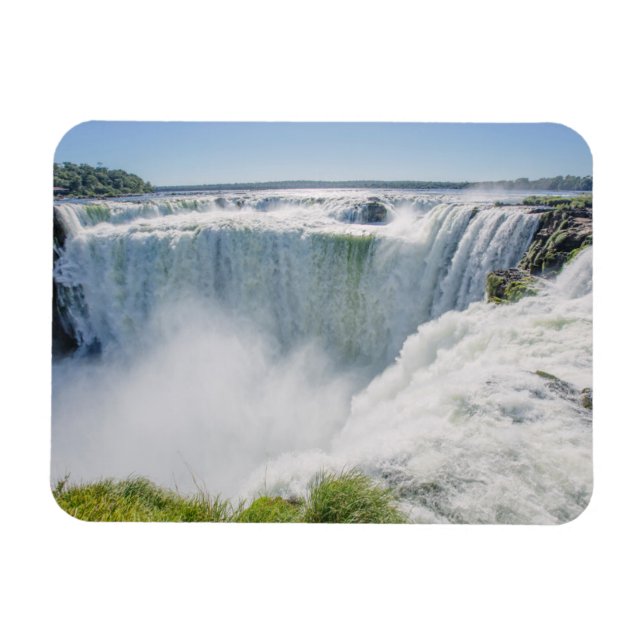 Iguazu Falls, Djävulen Throat, Argentina Magnet (Horisontell)