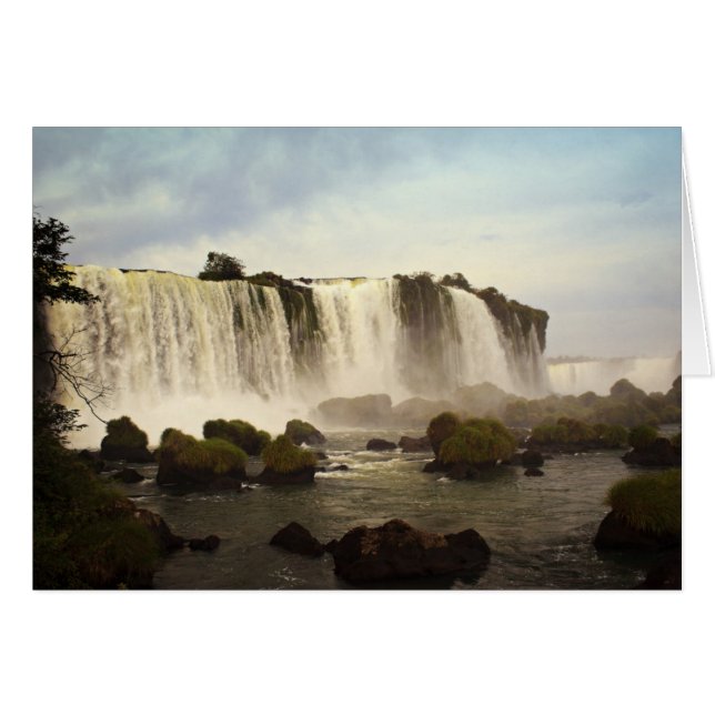 Iguazu Falls Hälsningskort (Framsidan Horizontal)