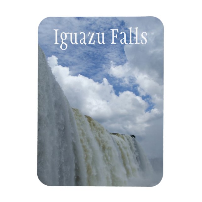 Iguazu Falls, Iguazu River, Argentina, Brasilien Magnet (Vertikal)