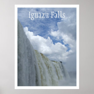 Iguazu Falls, Iguazu River, Argentina, Brasilien Poster