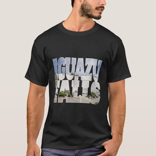 Iguazu Falls Misiones Argentina Parana Brasilien T Shirt (Framsida)