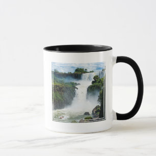 Iguazu Falls Omgiven Av Djungel Mugg