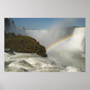 Iguazu Falls regnbåge Poster