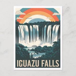 Iguazu Falls Vintage Vykort