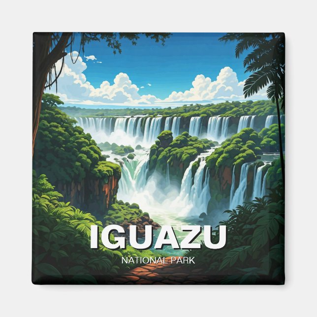 Iguazu nationalpark Argentina Magnet (Framsidan)