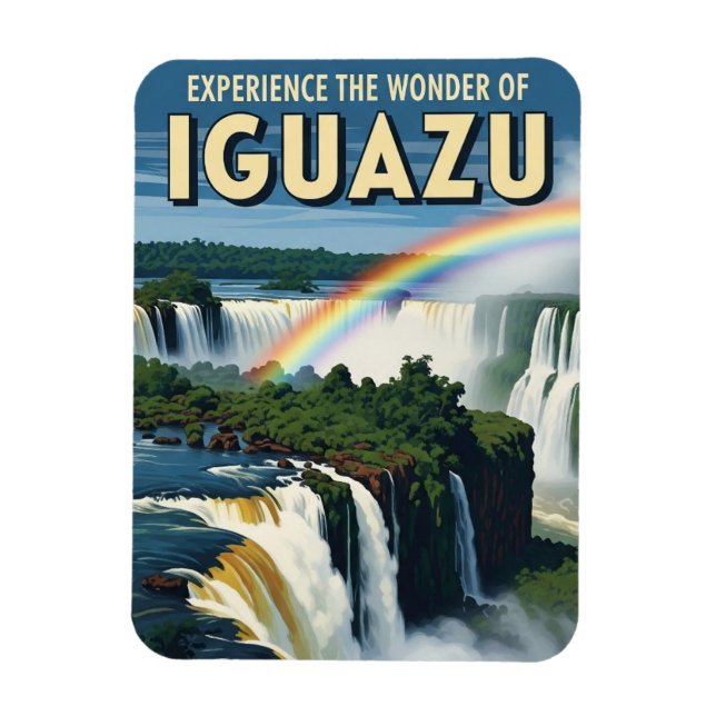 Iguazu nationalpark Argentina Magnet (Vertikal)
