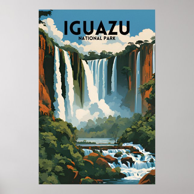 Iguazu nationalpark poster (Framsidan)