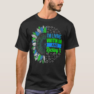 IH Medvetenhet om att jag lever med IIH och klämme T Shirt