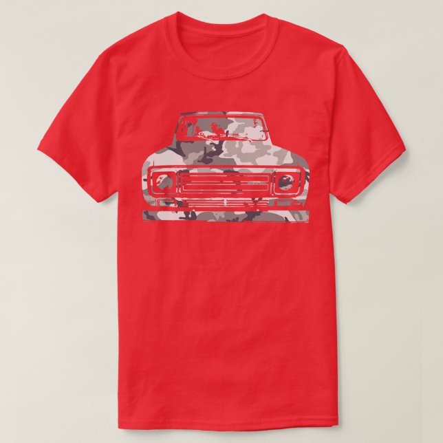 IH scout II klassisk 4x4 lastbil 1979 Urbanisering T Shirt (Design framsida)