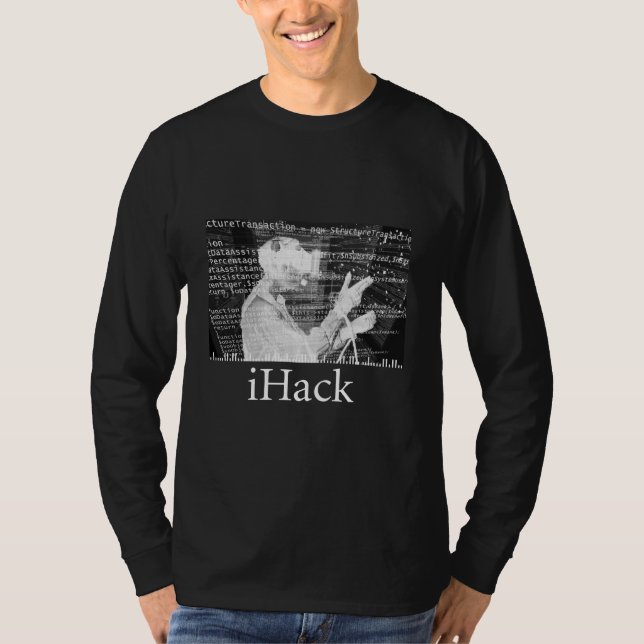 ihacklongsleeve tee (Framsida)