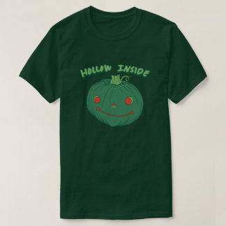 Ihålig insida - Punny Grönt Jack-o-Lantern Pumpkin T Shirt
