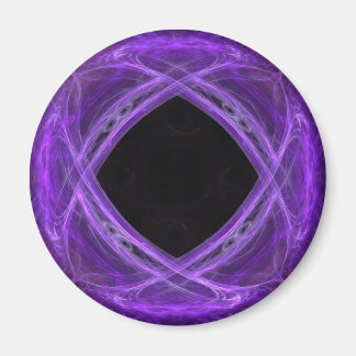 Ihålig Lila Swirls Magnet