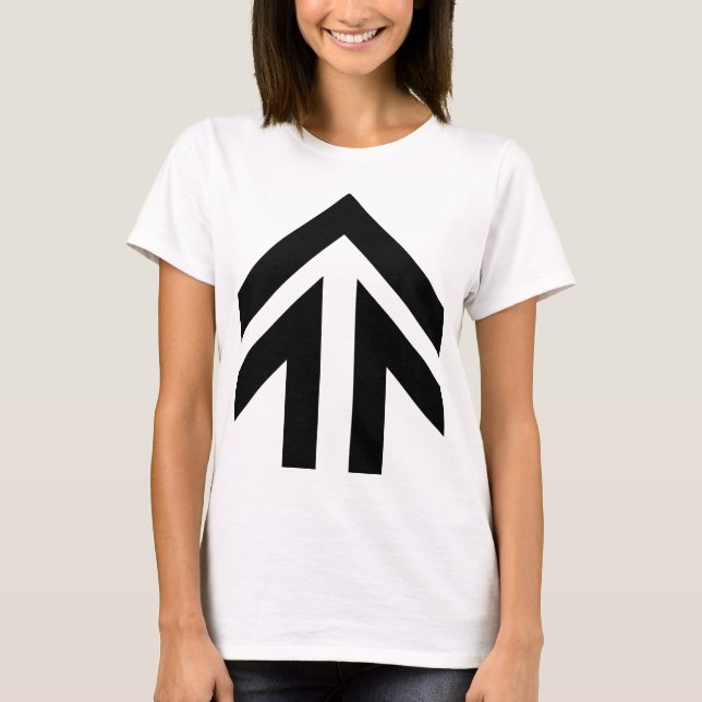 ihålig pil t-shirt (Framsida)