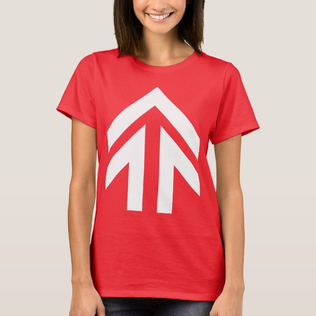 Ihålig pil t shirt (Framsida)
