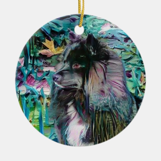IHANA Finsk Lapphund Lappy ornament (Framsidan)