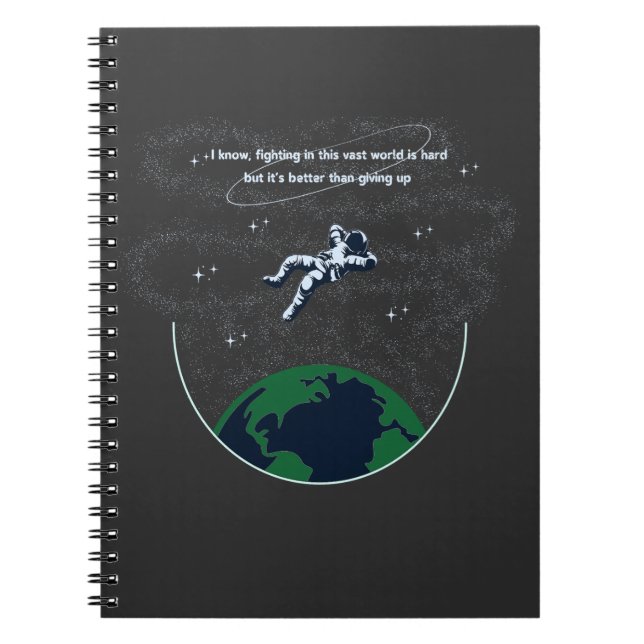 Ihärdighet i vildmarken anteckningsbok (Framsidan)