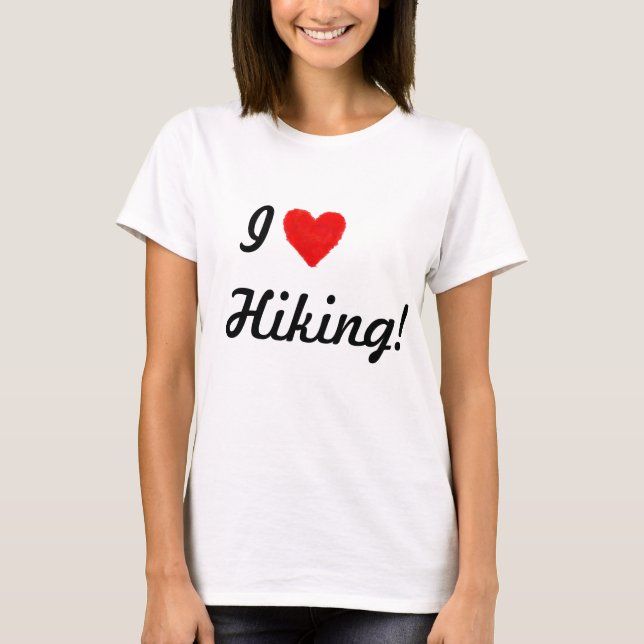 IHEART Vandring  T Shirt (Framsida)