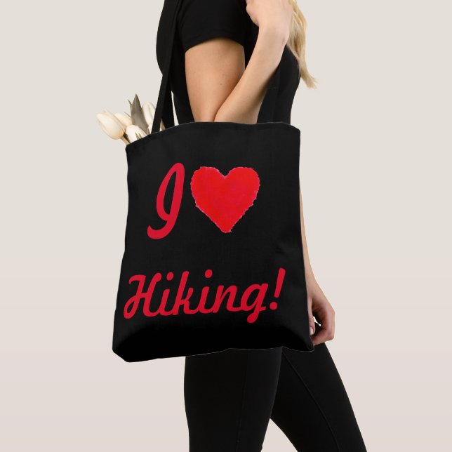 IHEART Vandring  Tygkasse (Närbild)