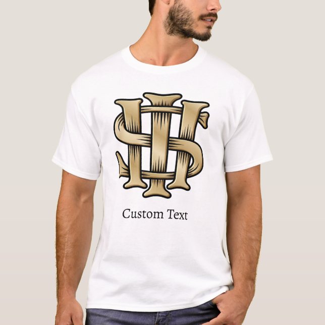 IHS Christogram T Shirt (Framsida)