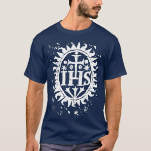 IHS Kor Christogram Distress Vintage Art T Shirt