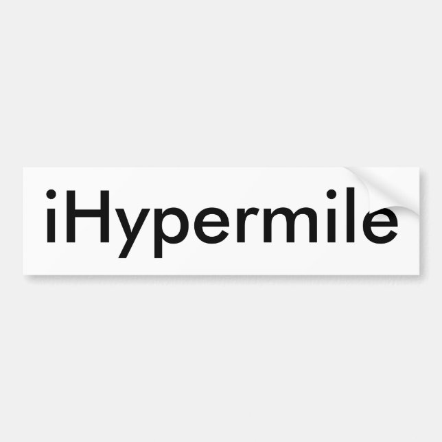 iHypermile Bildekal (Framsidan)