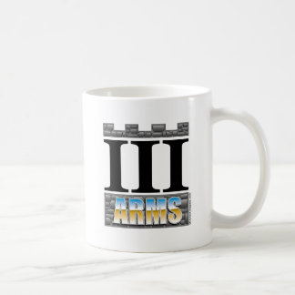 III ärmarkaffekopp - kromlogotyp Kaffemugg