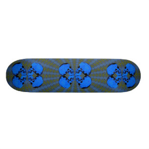 III fjärilsdöskallar Mini Skateboard Bräda 18,7 Cm