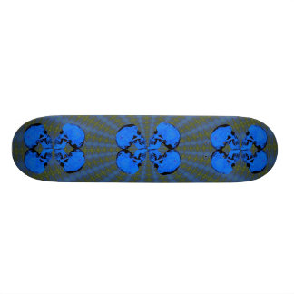 III fjärilsdöskallar Mini Skateboard Bräda 18,7 Cm