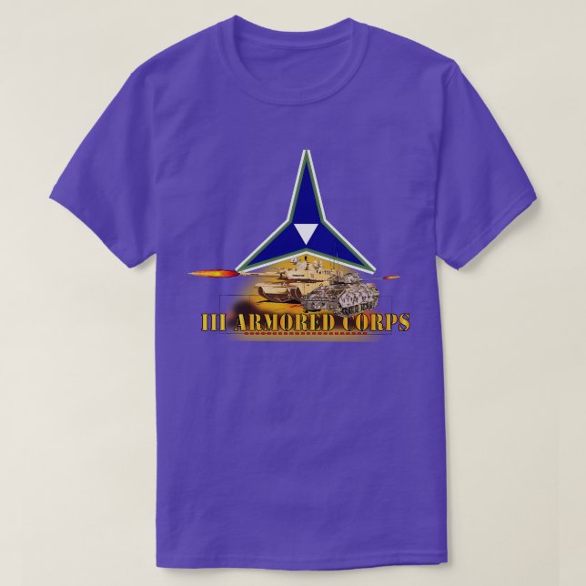 III PASSAGERARNA M1A1 M2 Hjärtbränning T Shirt (Design framsida)