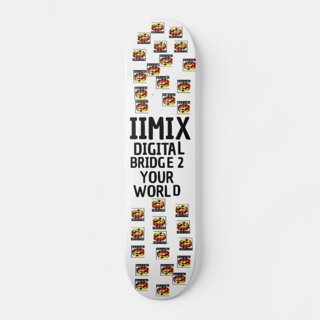 IIMIX-Skateboard Mini Skateboard Bräda 18,5 Cm (Framsida)