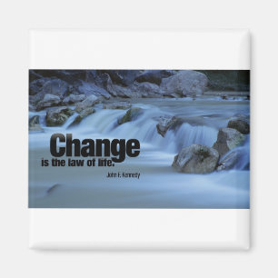 Iinspirational citationstecken, John F. Kennedy Magnet