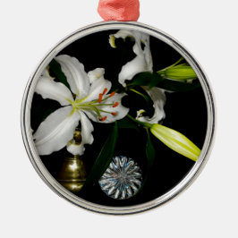 Iirsh Design -Mässing och blommig samling Julgransprydnad Metall