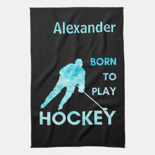Iishockeybladabsorberande handduk född att spela kökshandduk