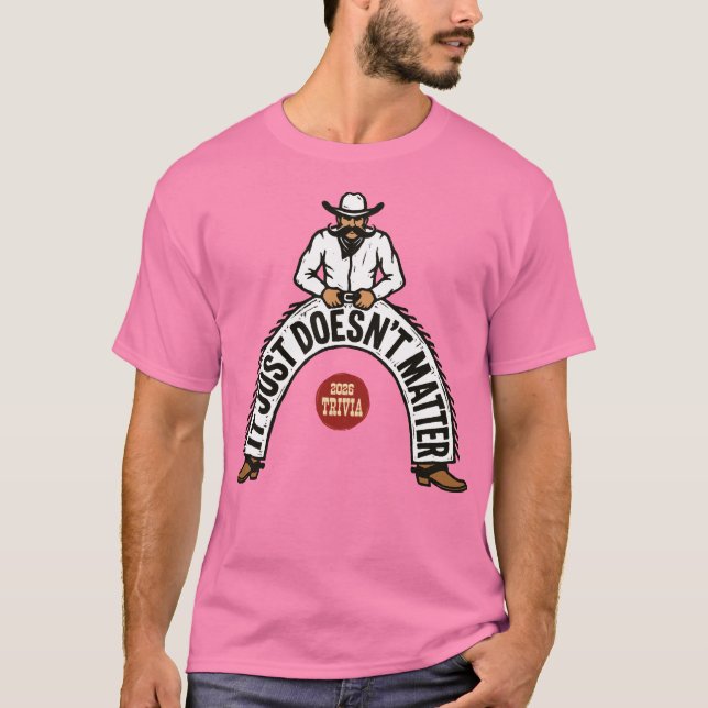 IJDM - Vit skjortcowboy, han blir aldrig smutsig T Shirt (Framsida)