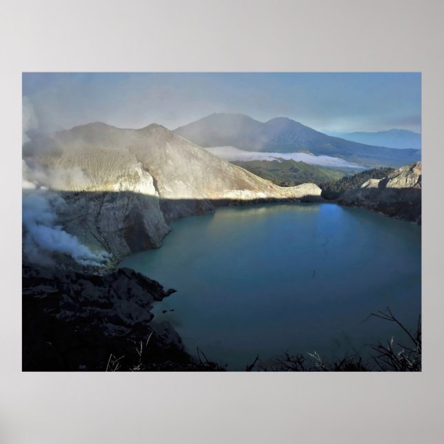 Ijen Crater Poster (Framsidan)