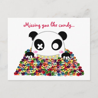 Ijimekko Panda "Missing You" Vykort