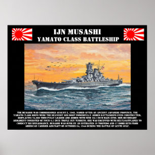 IJN-slagskeppMusashi affisch