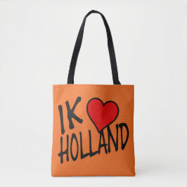 Ik Heart Holland bk på eller stact Tygkasse