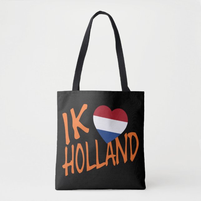Ik Heartflag Holland eller på bk stl Tygkasse (Framsida)