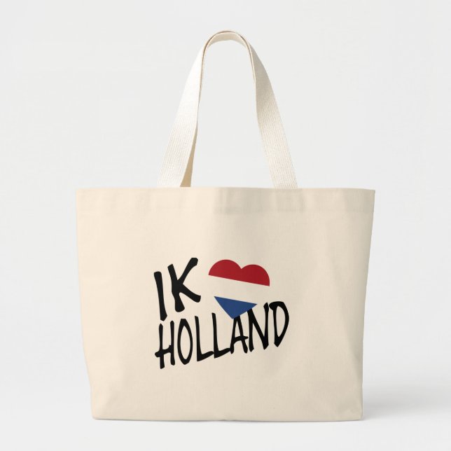 Ik Heartflagan Holland bk jtcnt Jumbo Tygkasse (Framsidan)