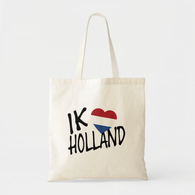 Ik Heartflaggand Holland bk btt Tygkasse (Framsidan)