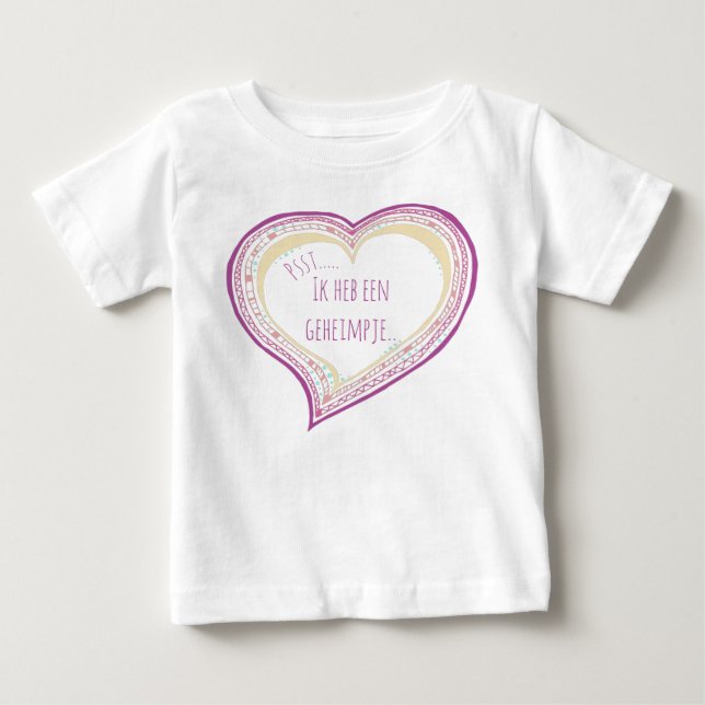 ik heb een geheimpje grote zus t shirt (Framsida)