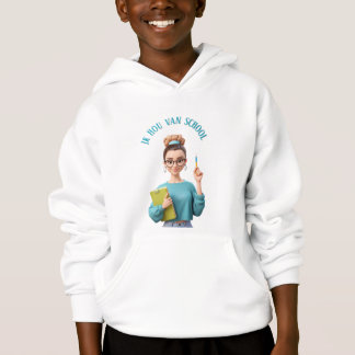 Ik Hou Van School – Vrolijke Cartoon T Shirt
