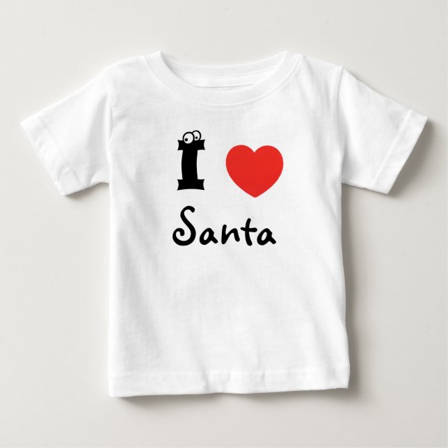 Ik houd van Santa T-shirt (Framsida)