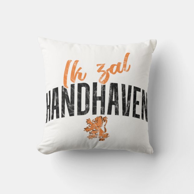 Ik Zal Handhaven Cushion, Nederländska motto Kudde (Framsida)
