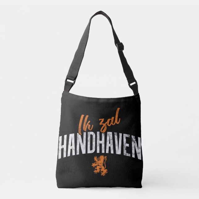Ik Zal Handhaven Dutch Motto Bag Axelväska (Framsida)