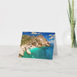 Ikaria-ön, Grekland Tack Kort