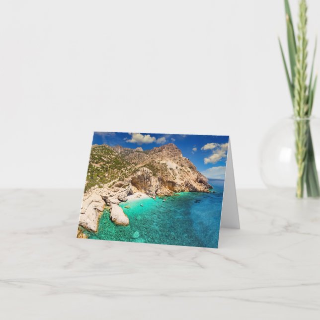 Ikaria-ön, Grekland Tack Kort (Framsida)
